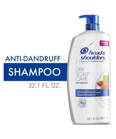 Head and Shoulders Dry Scalp Care Shampoo - 32.1 fl oz | Paraben Free Anti-Dandruff Solution for Healthy Hair - Buy Online on SooperMarket.com