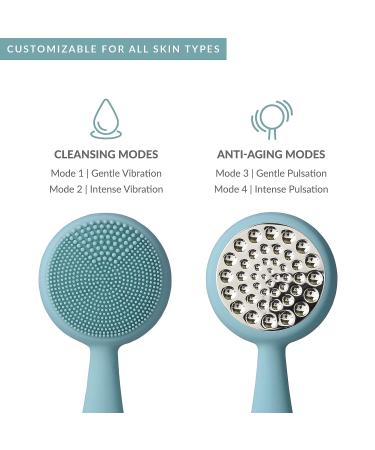 PMD Clean Pro Silver: Smart Facial Cleansing Device with Silver ActiveWarmth & Anti-Aging Massager - Buy Online on SooperMarket.com