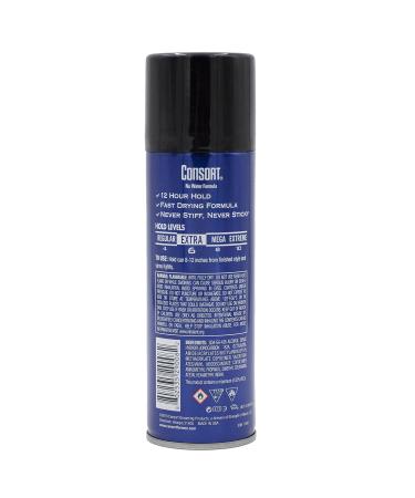 Consort Extra Hold Hair Spray Unscented 8.3 Oz 8.3 Ounce (Pack of 1) Unscented Extra Hold Aerosol - Buy Online on SooperMarket.com