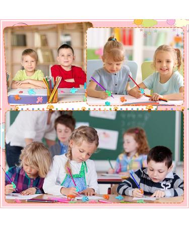 Sannix 16-Piece Pencil Handles for Kids | Handwriting Grip Correction & Writing Aid | Perfect for Toddlers Preschool Students 2 Styles - Buy Online on SooperMarket.com
