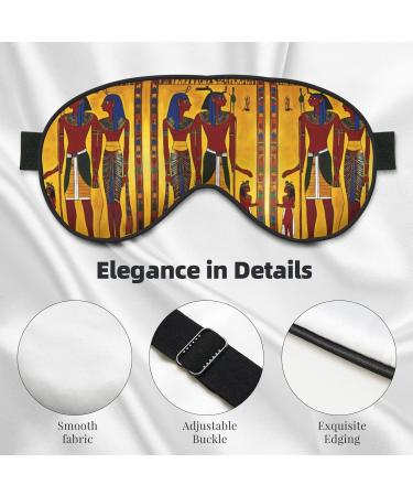 Ancient Egypt Tribe Series Print Double-Sided Eye Mask Soft and Light Blocking for Enhancing Sleep Quality - Buy Online on SooperMarket.com