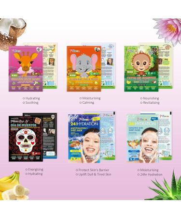 7th Heaven 'Complete Beauty Bag Pamper Gift Set 20 Skincare Face Masks to Cleanse and Moisturise Skin and Volumise Hair - Buy Online on SooperMarket.com