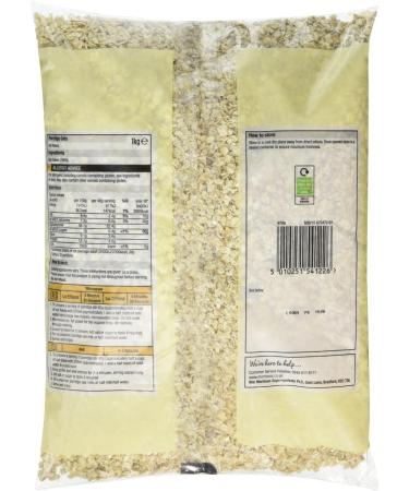 Morrisons Porridge Oats 1kg - Premium Quality Breakfast Essential | Buy Online - Buy Online on SooperMarket.com