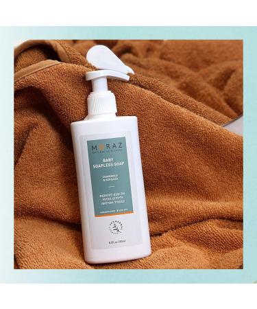 Moraz Baby Soapless Soap - Herbal Gentle Wash for Sensitive Skin with Chamomile - 8.5 oz - Buy Online on SooperMarket.com