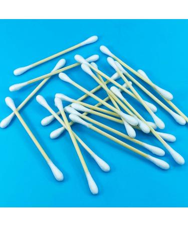 1050pcs CGR Organic Cotton Swabs - Double-Tipped Bamboo Sticks - Compostable - Travel Pack (3 Pack) - Buy Online on SooperMarket.com