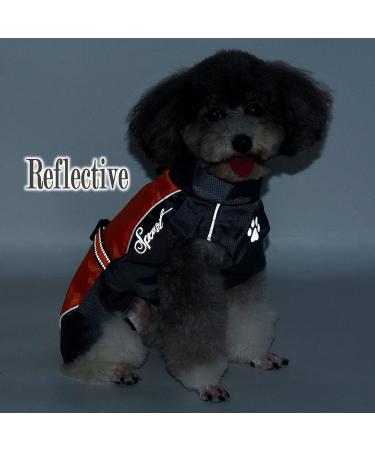 Ranphy Waterproof Dog Jacket for Medium & Large Dogs - Reflective Breathable Ultra-Light Rain Cover - Abdominal Protection for Dachshunds & Labradors (7XL 85cm Chest) - Buy Online on SooperMarket.com