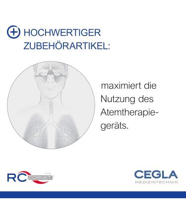 Buy CEGLA RC-Cornet Plus Hose Set - Medical Silicone Spare Parts for Airway Disease Relief - International Shipping Available - Buy Online on SooperMarket.com