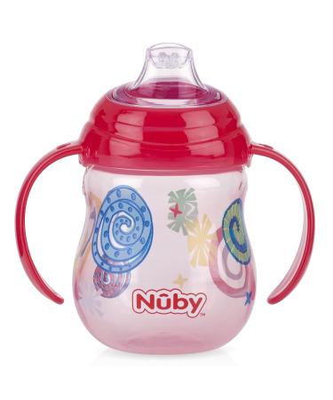 Nuby 3 Piece Grip N' Sip Cup  Pink/Red/Aqua - Buy Online on SooperMarket.com