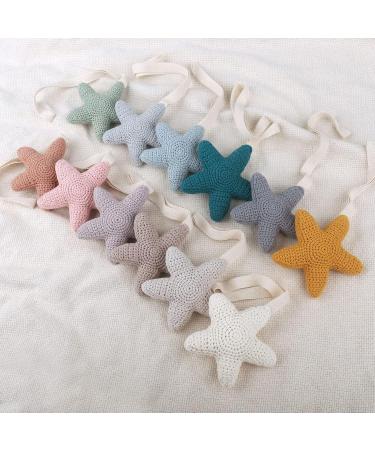 Cute Baby Pacifier Hanging Decorations - Durable Star-Shaped Holder with 13cm Cotton Lanyard for Babies - International Shipping Available - Buy Online on SooperMarket.com