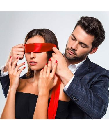 Healifty 8Pcs Satin Eye Mask Set for Adults - Soft Blindfold for Sleep, Play, Meditation - Ideal for Couples and Lovers - Buy Online on SooperMarket.com