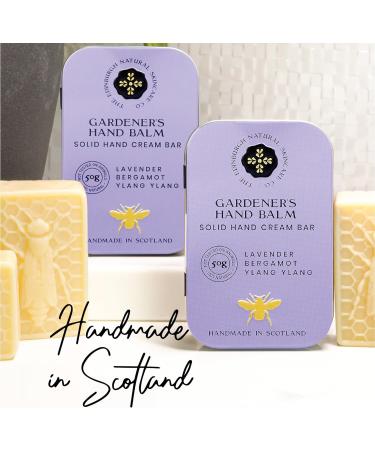 Moisturising Solid Hand Cream Bars - Gardeners Scent | Natural & Cruelty Free | Luxury Gift from Edinburgh Skincare - Buy Online on SooperMarket.com