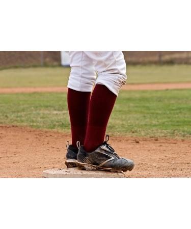 Men's RBI Baseball Over-The-Calf Team Athletic Performance Socks - Youth Shoe Size 0-4, Orange - Buy Online on SooperMarket.com