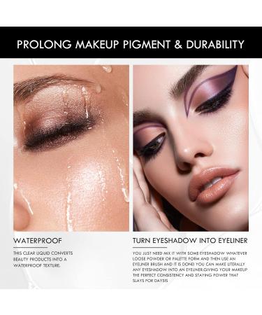 FREEORR 2 Pcs Makeup Mixing Liquid - Eyeliner & Makeup Pigment Enhancer 10ml - Waterproof & Smudgeproof Formula - Pack of 2 - Buy Online on SooperMarket.com