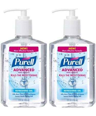 Instant Hand Sanitizer  8 oz  2 pk