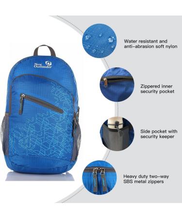 Outlander Packable Lightweight Travel Hiking Backpack - Dark Blue - 33L - Buy Online on SooperMarket.com