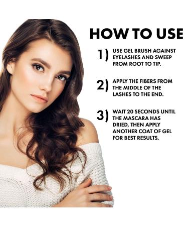 3D Lash Fiber Mascara (2 Tubes) - Lengthening Tubing Mascara for Bold Volume - Non-Toxic & Hypoallergenic - Buy Online on SooperMarket.com