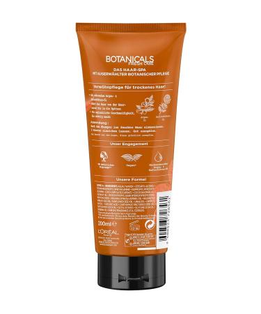 Botanicals Rich Rinsing for Dry Hair - Silicone-Free Argan & Safflower Blossom - 200ml Pack | Nourishing Deep Conditioning Treatment - Buy Online on SooperMarket.com