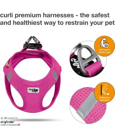 Buy Vest Harness Air-Mesh Fuchsia XL | D-Ring Buckle - International Shipping Available - Buy Online on SooperMarket.com