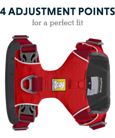RUFFWEAR Front-Range Reflective No-Pull Dog Harness - Red Sumac Size S | International Shipping Available - Buy Online on SooperMarket.com