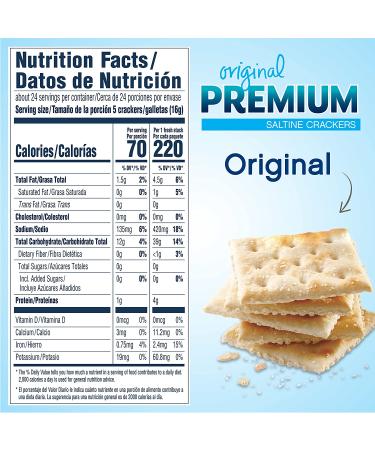 Premium 13.6 oz Original Fresh Stacks Saltine Crackers - Buy Online - Buy Online on SooperMarket.com