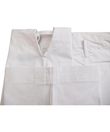 Kamikaze America Karate and Kobudo Pants - White 100% Cotton (Size 3/160 cm) - Buy Online on SooperMarket.com