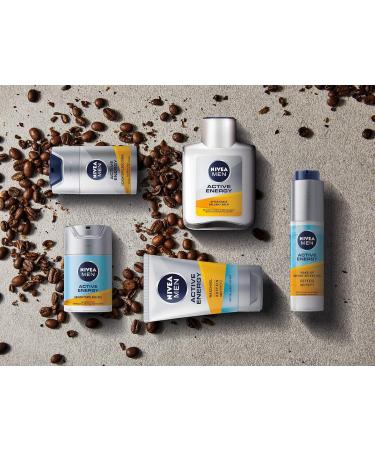 Nivea Men Active Energy After Shave Balsam (100 ml) | Revitalizing Skin Care with Caffeine | 100% Natural | Perfect for Post-Shave Relaxation - Buy Online on SooperMarket.com
