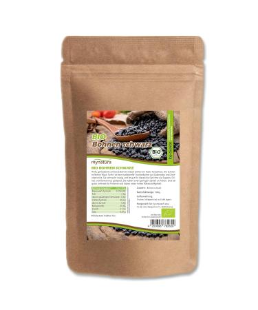 Mynatura Organic Black Beans (2000g) - Dried Legumes Natural & Healthy Cooking Ingredients - Buy Online on SooperMarket.com