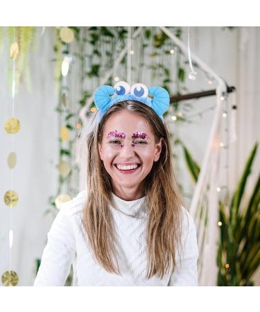 minkissy Horn Headband Plush Ox Horn Headband Cute Funny Headwear Cartoon Animal Horn Hair Hoop with Eyes Hairband for Halloween Dress Up Headbands - Buy Online on SooperMarket.com