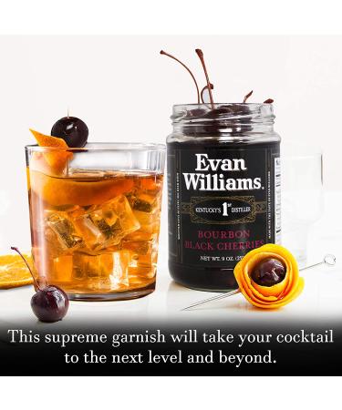 Evan Williams Bourbon Black Cherries - Infused with Rich Flavor - Buy Online on SooperMarket.com