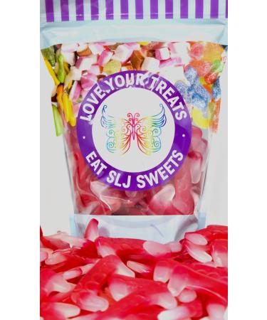 1kg Resealable Pouch of Dracula Vampire Teeth Sweets - VEGAN Jelly Halloween Sweets