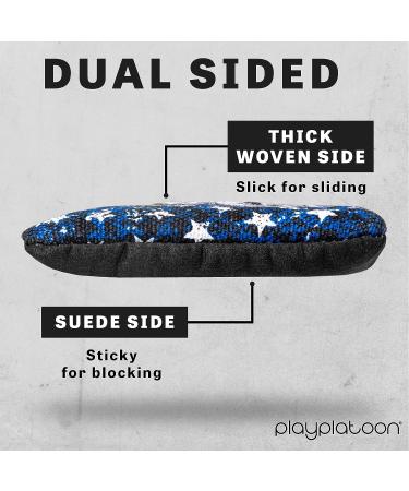 Play Platoon Tournament Series Cornhole Bags - Set of 8 - Red/Blue Eagle Design - Pro Style Dual Sided Slick and Sticky Bags - Buy Online on SooperMarket.com