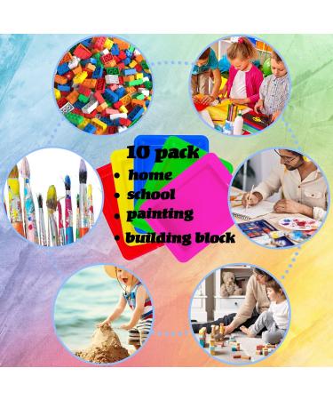 10 Pack Multicolor Plastic Art Trays - 14 x 10 Inch - for Arts and Crafts DIY Projects - Buy Online on SooperMarket.com