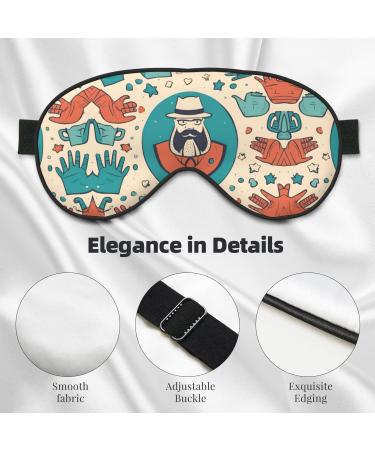 Handcrafted Father's Day Soft Sleep Eye Mask | Breathable Travel Eye Patch for Women - Perfect Relaxation Gift - Buy Online on SooperMarket.com