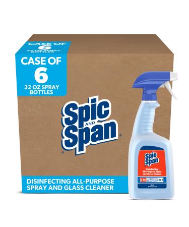 Spic and Span Professional 3-in-1 Disinfecting Multi Surface Cleaner Spray Trigger On 32 fl oz (Case of 6)
