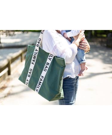 CHILDHOME Family Bag Changing Bag Travel/Weekend Bag Large Capacity Detachable Pouch Included Green Signature Collection - Buy Online on SooperMarket.com