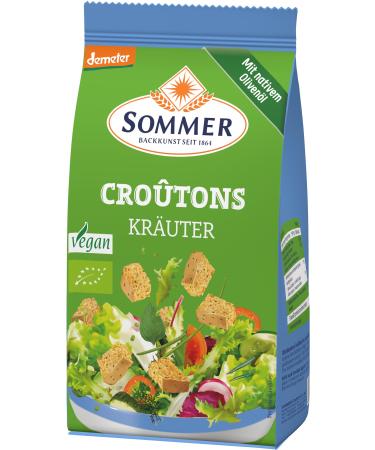 Sommer & Co. Organic Croutons Herbs Toasted Bread Cubes (2 x 100 gr)