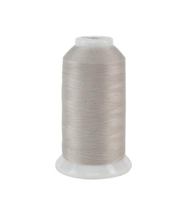 Superior Threads So Fine 3-Ply 50 Weight Polyester Sewing Thread Cone - 3280 Yards (#504 Silver Screen)