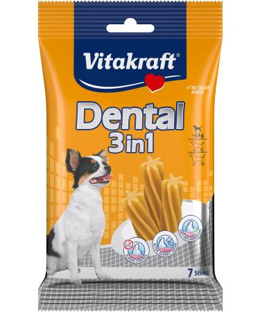 Vitakraft Dental 3in1 - Total for dogs up to 5 KG - 1 x 7 pieces 7 pieces (1 pack)
