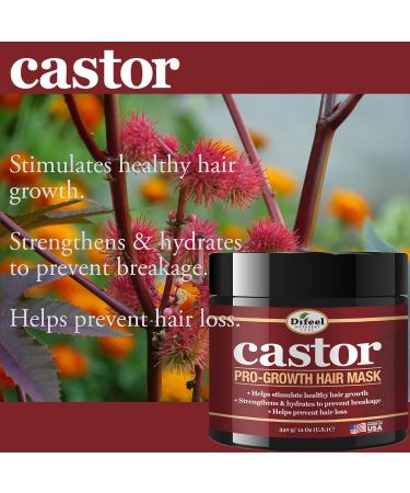 Difeel Castor Pro-Growth Hair Mask 12 oz. - Hydrating & Strengthening Formula - Buy Online on SooperMarket.com