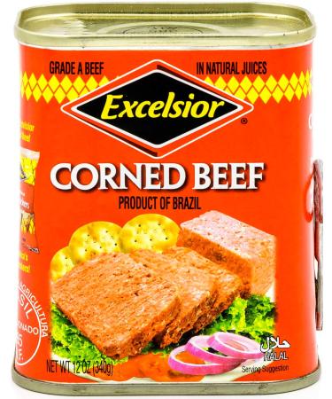 EXCELSIOR Corned Beef in Natural Juices 12 Ounce