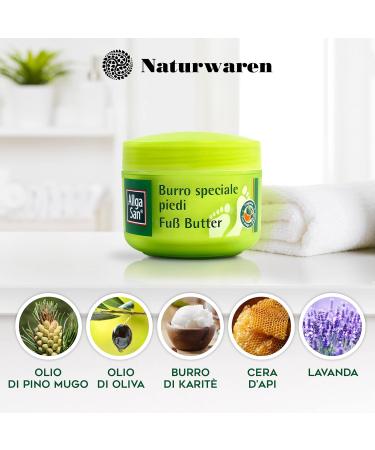 Allga San Burro Speciale Piedi - Repair & Revitalize Dry Feet | International Shipping Available - Buy Online on SooperMarket.com