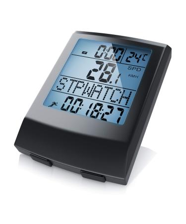 Wireless bike computer - bike speedometer - bike computer - speedometer - 13 functions - temperature display in C - backlight