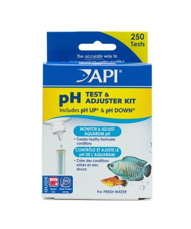 API pH TEST & ADJUSTER KIT 250-Test Freshwater Aquarium Water pH Test and Adjuster Kit (29A)