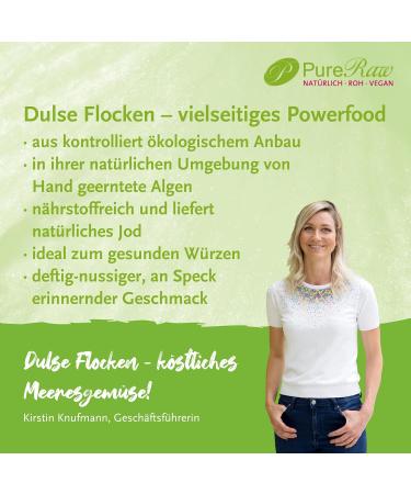 Buy Organic Dulse Flakes | Wild Atlantic Algae | Vegan Umami Seasoning | Pureeraw 25g - International Shipping Available - Buy Online on SooperMarket.com