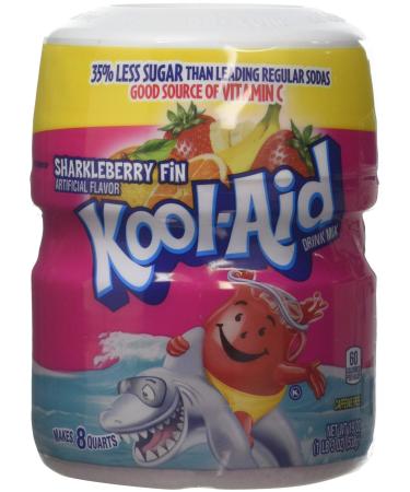 Kool Aid Sharkleberry Fin Drink Mix Makes 8 Quarts 538g Tub Kool-Aid Fruity 538 g (Pack of 1)