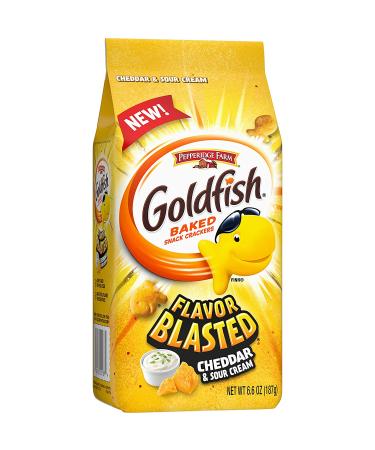 Pepperidge Farm Goldfish Flavor Blasted Cheddar & Sour Cream Crackers 6.6 oz Bag - Buy Online on SooperMarket.com