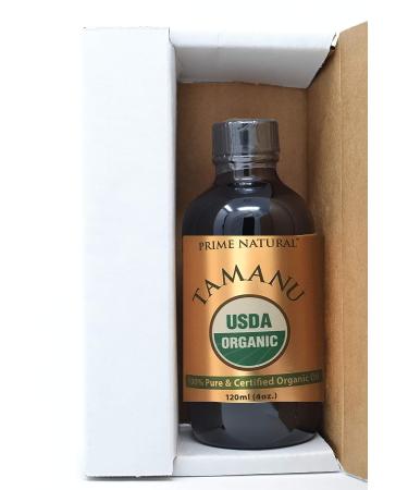 Organic Tamanu Oil - USDA Certified, Cold Pressed, 100% Pure & Unrefined (4oz) - Natural Moisturizer for Face, Hair & Skin Care - Buy Online on SooperMarket.com