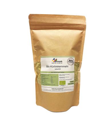 Organic pumpkin seed flour from my -mosaic protein content - from Germany - vegan fiber -rich glow -free lactose -free (500) 500.0 gram