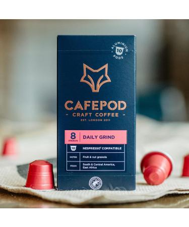 CafePod Daily Grind 60 Aluminum Coffee Pods for Nespresso - Pack of 1 - Buy Online on SooperMarket.com