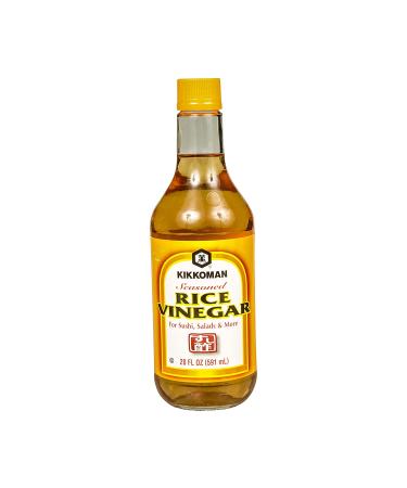 Kikkoman Seasoned Rice Vinegar 20oz - Authentic Japanese Flavor for Cooking & Dressing - Buy Online on SooperMarket.com